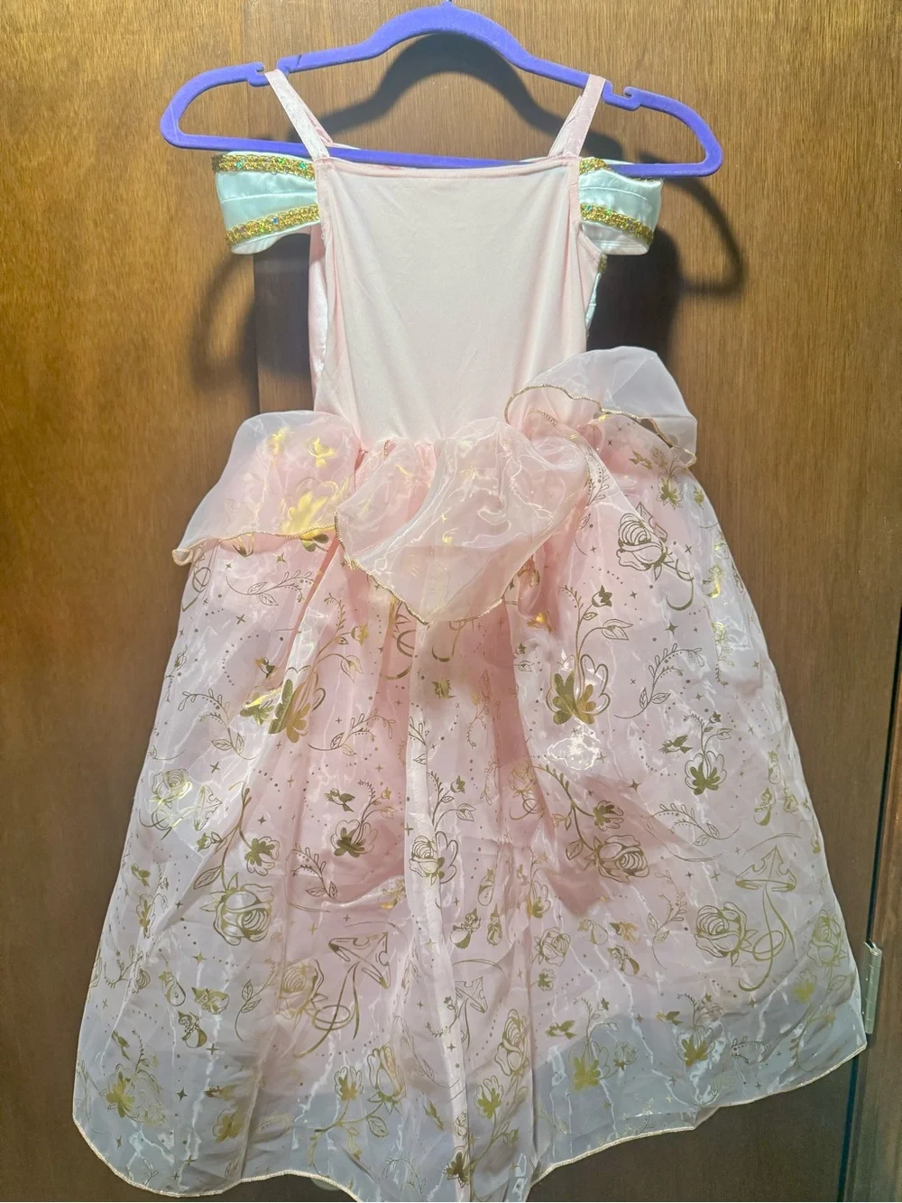 Disney Pink and Gold Princess Dress Costume